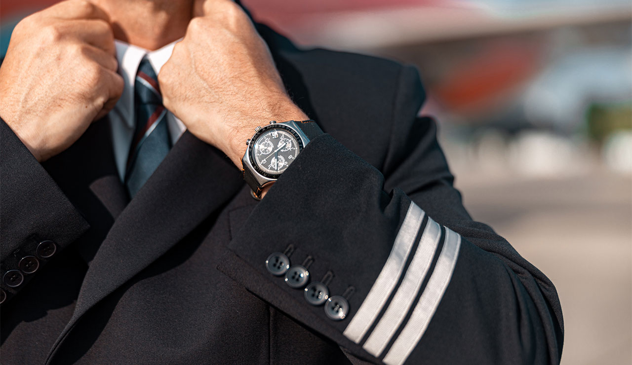 航空自衛隊パイロット腕時計メンズ腕時計クロノグラフ