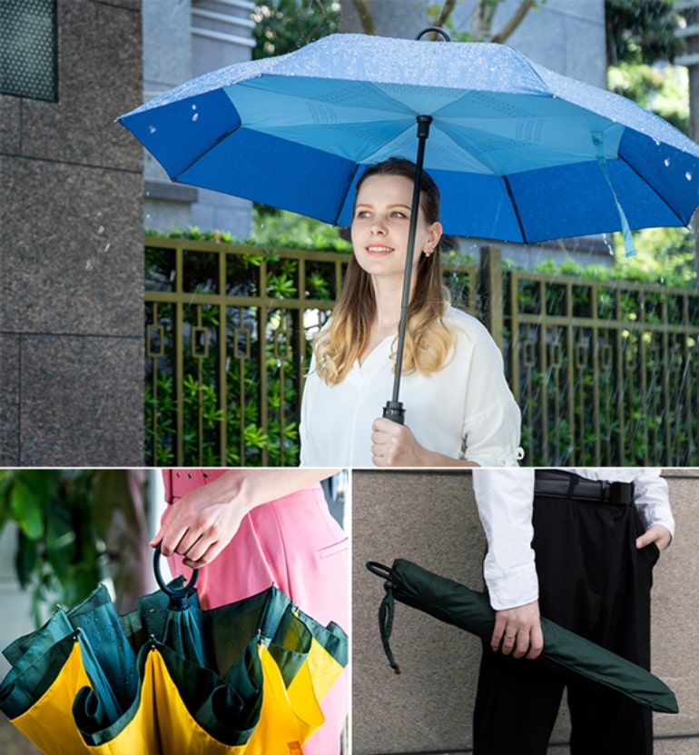 zepan 晴雨兼用傘 全自動収納 逆さま傘